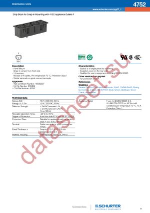 4752.5000 datasheet  